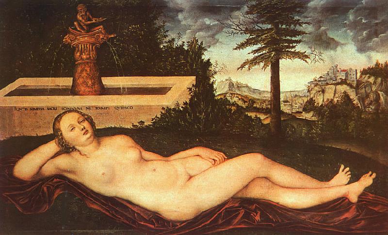 Lucas  Cranach Nymph of Spring